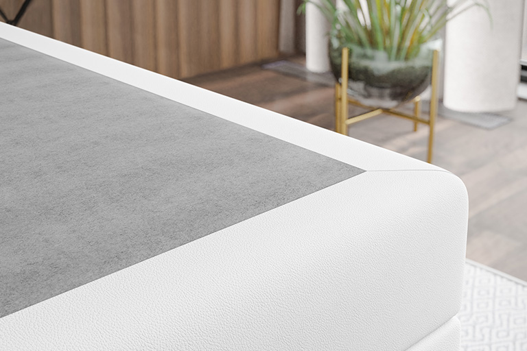 Verschillende stoffen van de matras