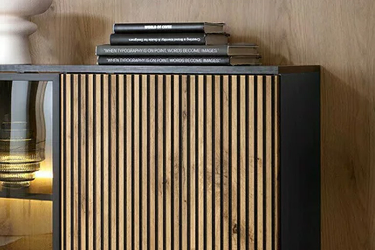 Meubels met latten of groeven