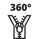 Matras met een volledig afneembare hoes