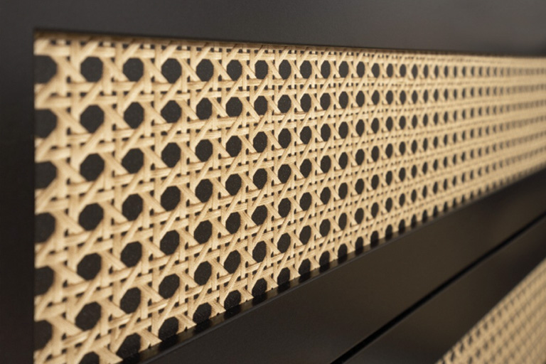 Rotan patroon sticker